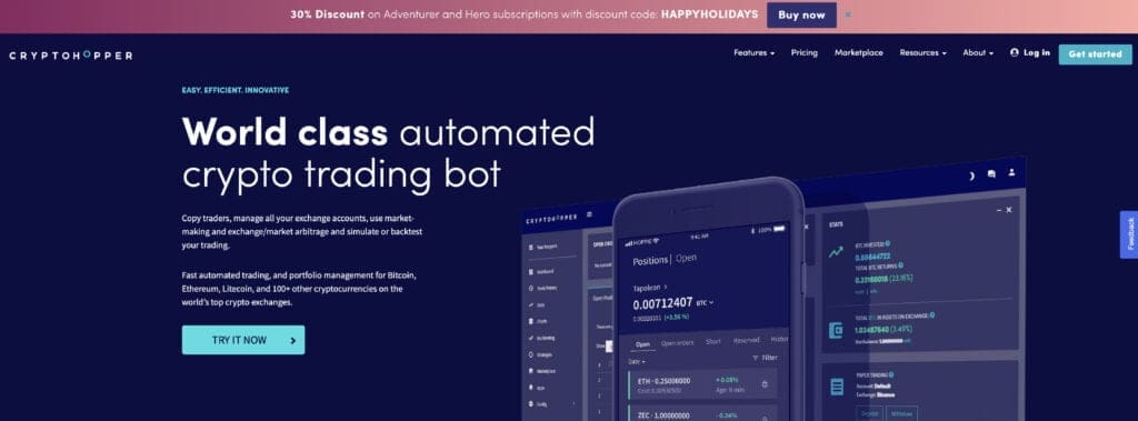 Cryptohopper website