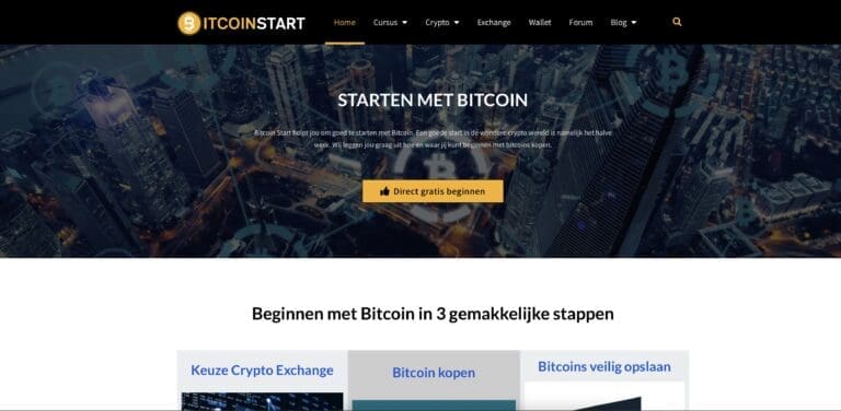 Bitcoinstart-website