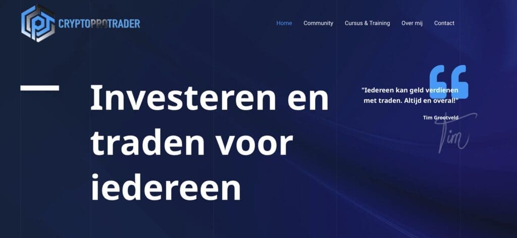 cryptoprotrader-website