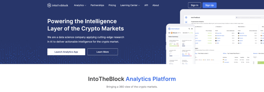 IntotheBlock-onchain