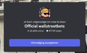 Screencap Wallstreetbets – Crypto Discord