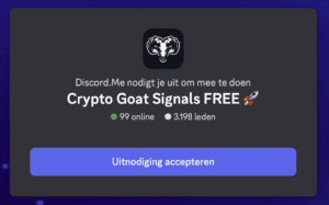 screencap invite Crypto Goat Signals FREE